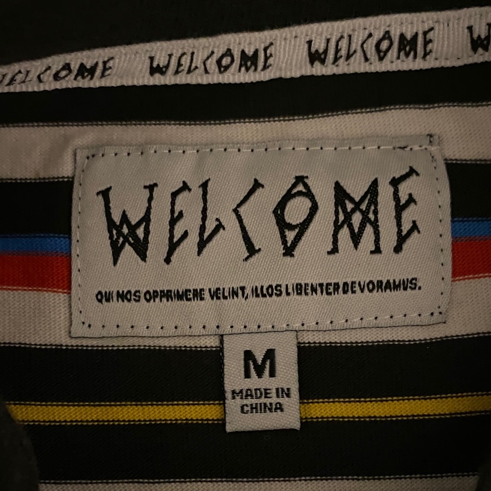 Welcome Striped LS Tee - Picture 4 of 7
